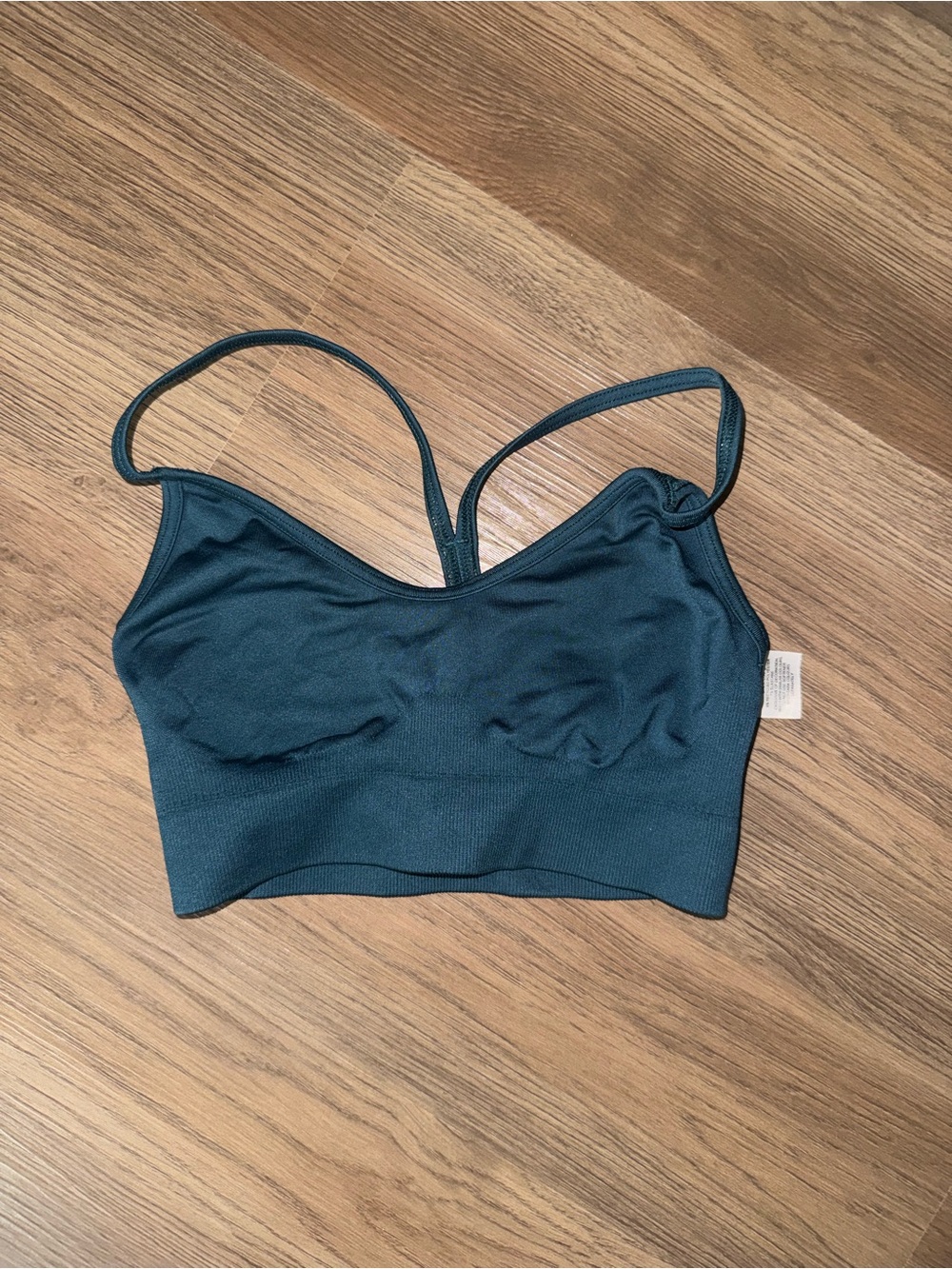 Gymshark Teal Green Strappy Seamless Bodysuit Top